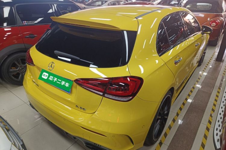 Used Mercedes-Benz A AMG 2022 AMG A 35 4MATIC Rear Right 45 Deg