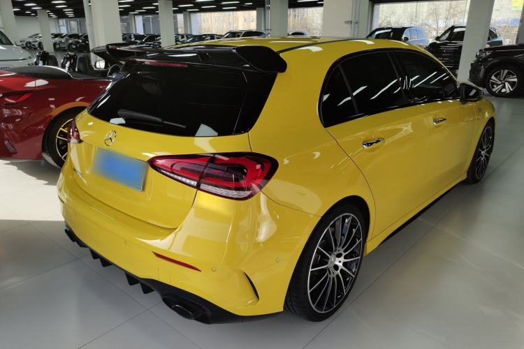 Used Mercedes-Benz A AMG 2022 AMG A 35 4MATIC Rear Right 45 Deg