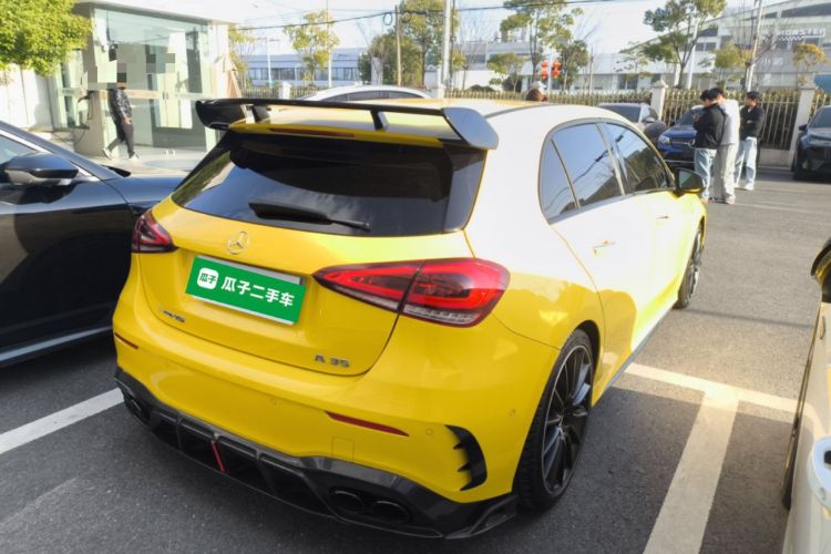 Used Mercedes-Benz A AMG 2022 AMG A 35 4MATIC Rear Right 45 Deg