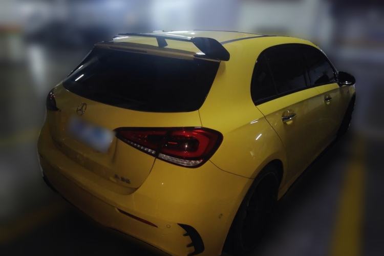 Used Mercedes-Benz A AMG 2022 AMG A 35 4MATIC Rear Right 45 Deg