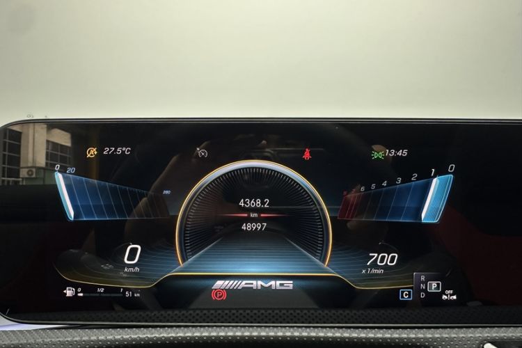 Used Mercedes-Benz A AMG 2023 AMG A 35 4MATIC Odometer Close Up