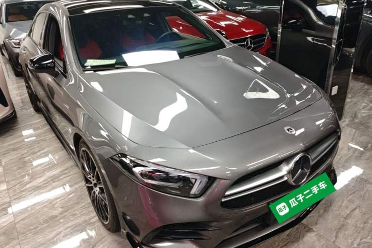 Used Mercedes-Benz A AMG 2023 AMG A 35 L 4MATIC Front Right 45 Deg