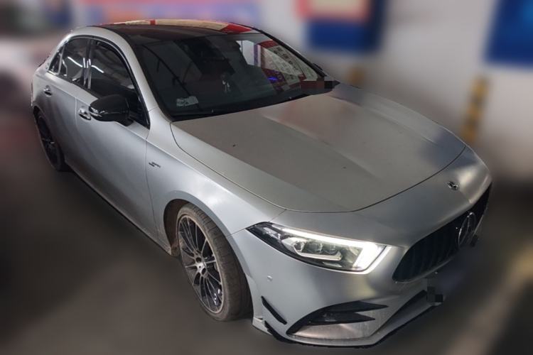 Used Mercedes-Benz A AMG 2023 AMG A 35 L 4MATIC Front Right 45 Deg