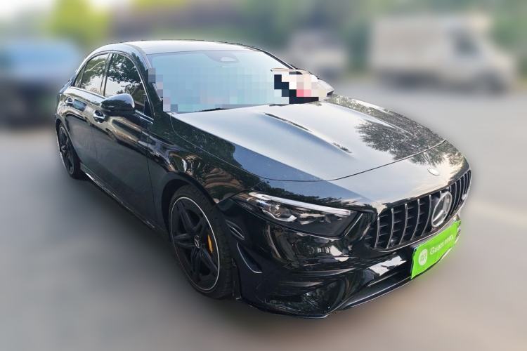 Used Mercedes-Benz A AMG 2024 AMG A 35 L 4MATIC Front Right 45 Deg