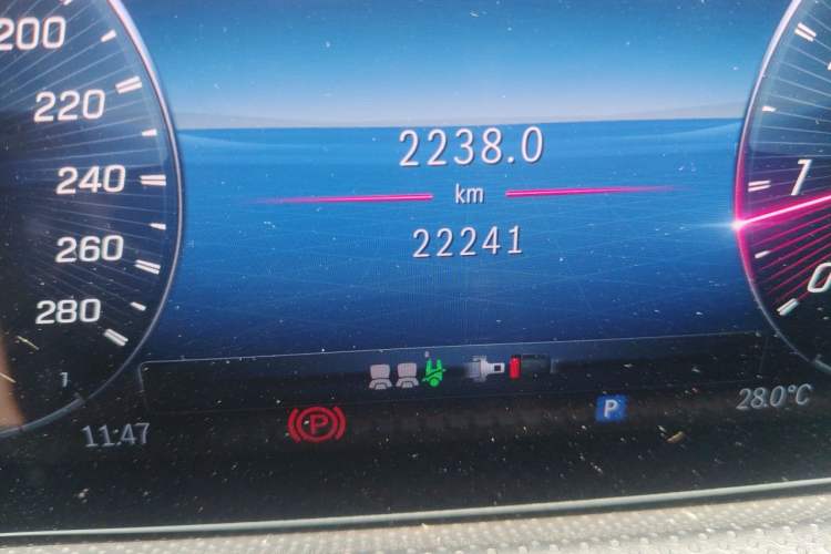 Used Mercedes-Benz A AMG 2024 AMG A 35 L 4MATIC Odometer Close Up