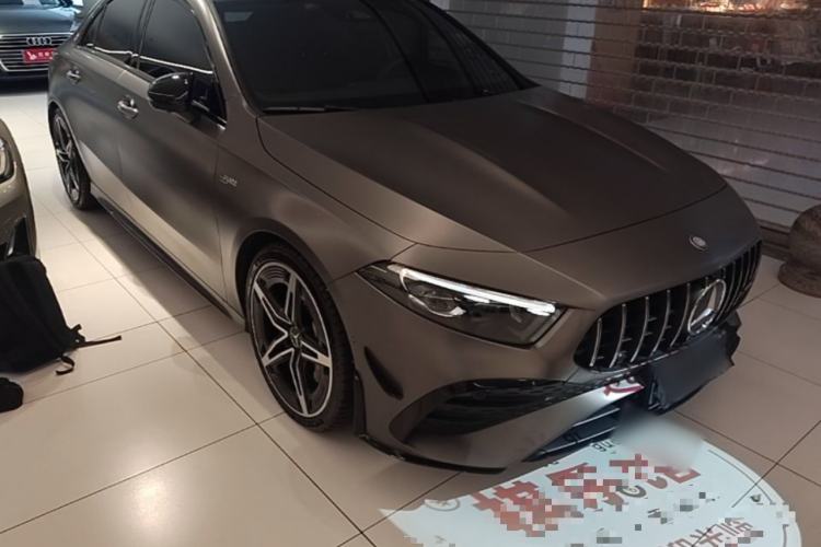 Used Mercedes-Benz A AMG 2024 Facelift AMG A 35 L 4MATIC Front Right 45 Deg