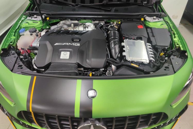 Used Mercedes-Benz A AMG 2024 AMG A 45 S 4MATIC+ Magic Green Special Edition Engine Bay
