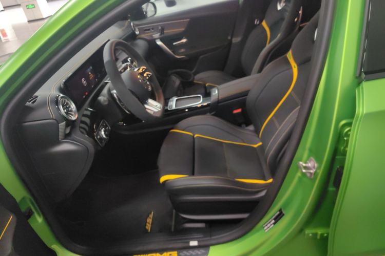 Used Mercedes-Benz A AMG 2024 AMG A 45 S 4MATIC+ Magic Green Special Edition Left Front Seat