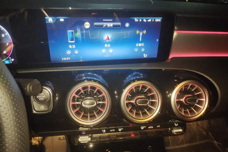 Used Mercedes-Benz A AMG 2024 Facelift AMG A 35 L 4MATIC Audio And AC Panel