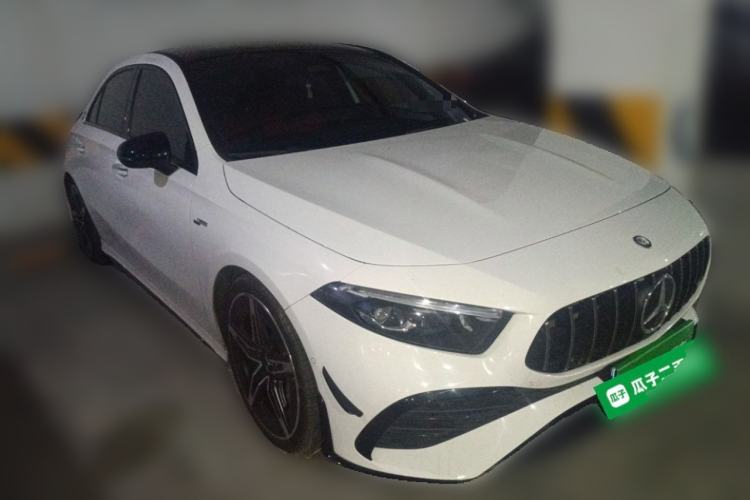 Used Mercedes-Benz A AMG 2024 AMG A 35 L 4MATIC Front Right 45 Deg