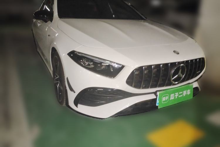 Used Mercedes-Benz A AMG 2024 Facelift AMG A 35 L 4MATIC Front Right 45 Deg