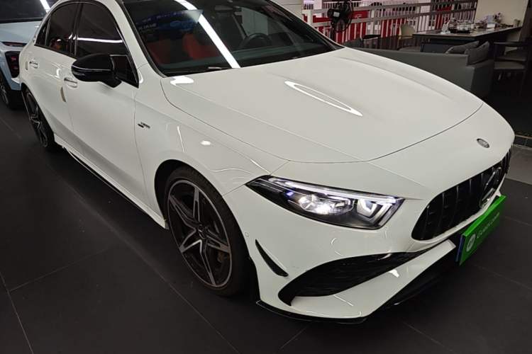 Used Mercedes-Benz A AMG 2024 Facelift AMG A 35 L 4MATIC Front Right 45 Deg