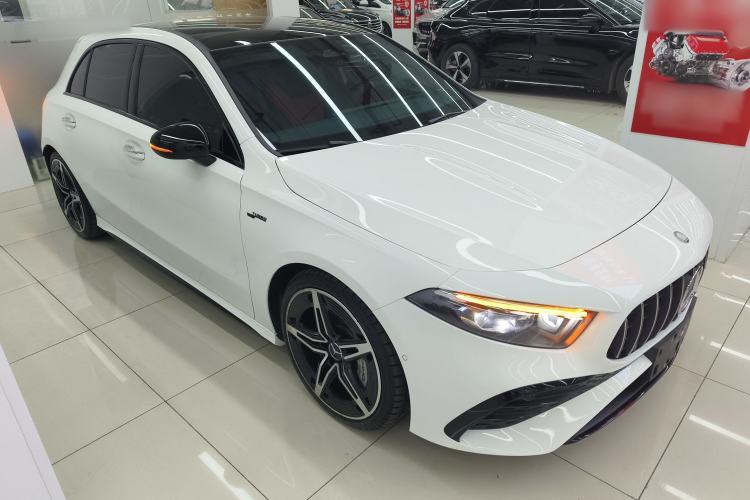 Used Mercedes-Benz A AMG 2024 AMG A 35 4MATIC Front Right 45 Deg
