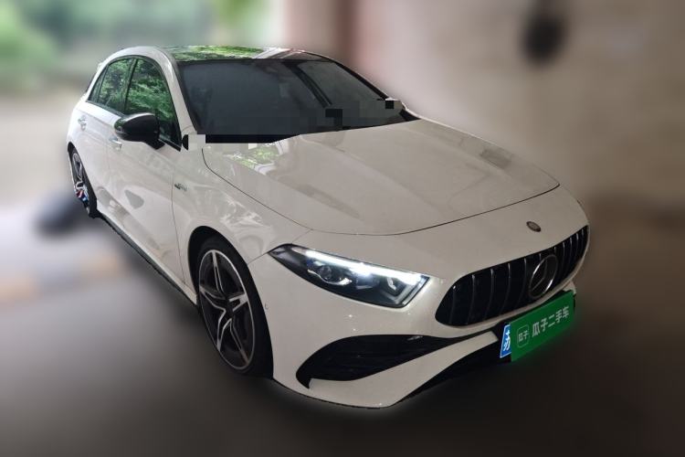 Used Mercedes-Benz A AMG 2024 AMG A 35 4MATIC Front Right 45 Deg