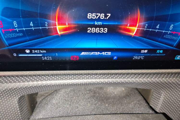 Used Mercedes-Benz A AMG 2024 AMG A 35 4MATIC Odometer Close Up