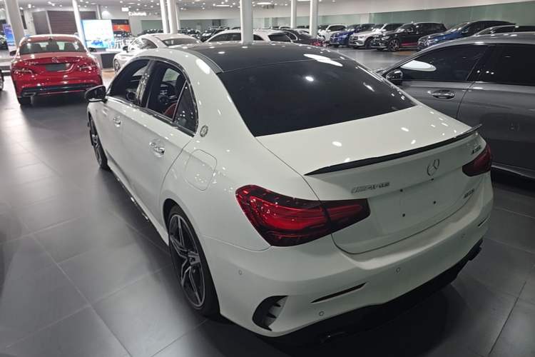 Used Mercedes-Benz A AMG 2024 Facelift AMG A 35 L 4MATIC Rear Left 45 Deg