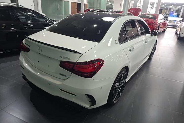 Used Mercedes-Benz A AMG 2024 Facelift AMG A 35 L 4MATIC Rear Right 45 Deg