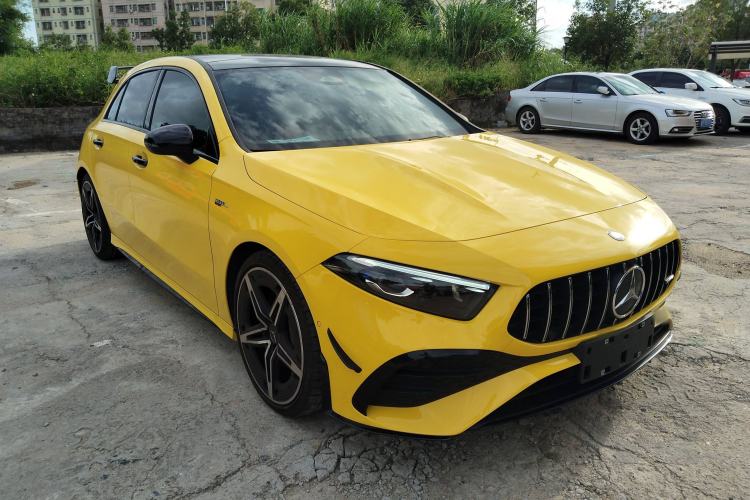 Used Mercedes-Benz A AMG 2024 AMG A 35 4MATIC Front Right 45 Deg