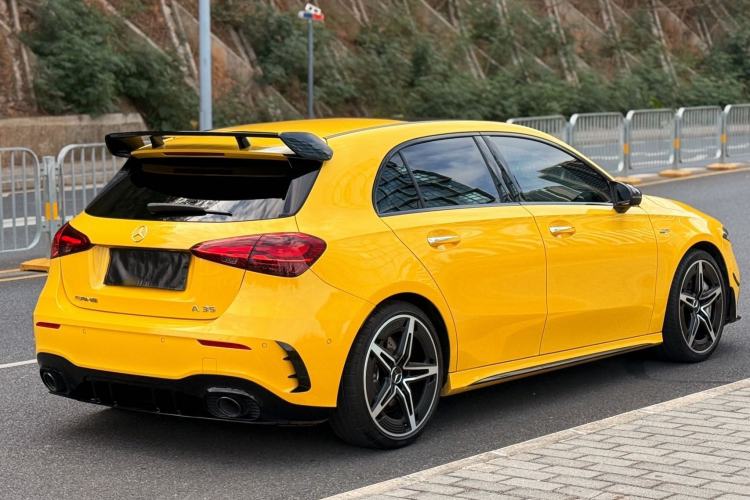 Used Mercedes-Benz A AMG 2024 AMG A 35 4MATIC Rear Right 45 Deg