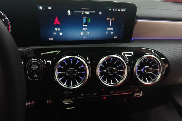 Used Mercedes-Benz A AMG 2025-Year Restyled AMG A 35 L 4MATIC Audio And AC Panel