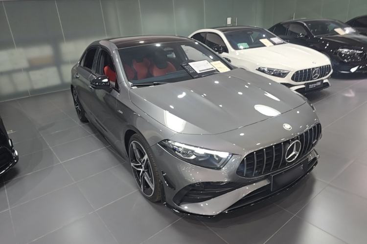 Used Mercedes-Benz A AMG 2025-Year Restyled AMG A 35 L 4MATIC Front Right 45 Deg