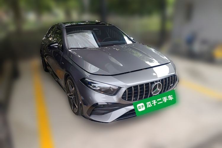 Used Mercedes-Benz A AMG 2025 AMG A 35 L 4MATIC Front Right 45 Deg