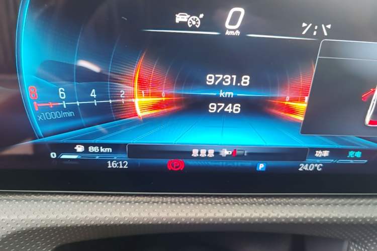 Used Mercedes-Benz A AMG 2025 AMG A 35 L 4MATIC Odometer Close Up