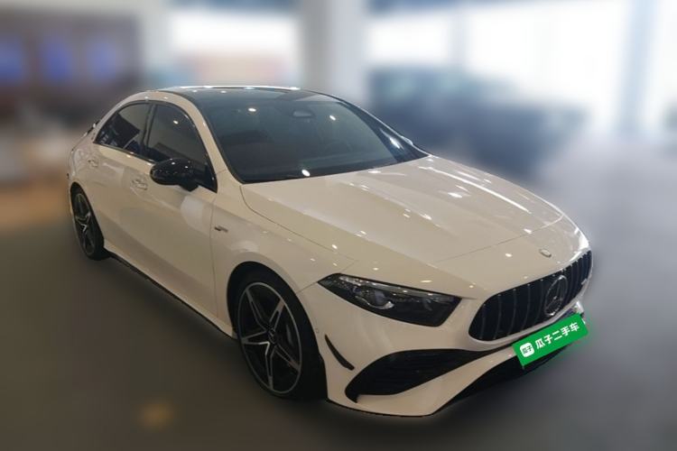 Used Mercedes-Benz A AMG 2025-Year Restyled AMG A 35 L 4MATIC Front Right 45 Deg