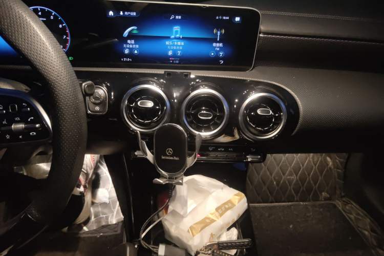 Used Mercedes-Benz A-Class 2020 Restyled A 200 L Sport Sedan Dynamic Version Audio And AC Panel