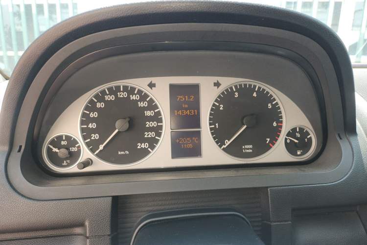 Used Mercedes-Benz A-Class 2011 A 180 Odometer Close Up