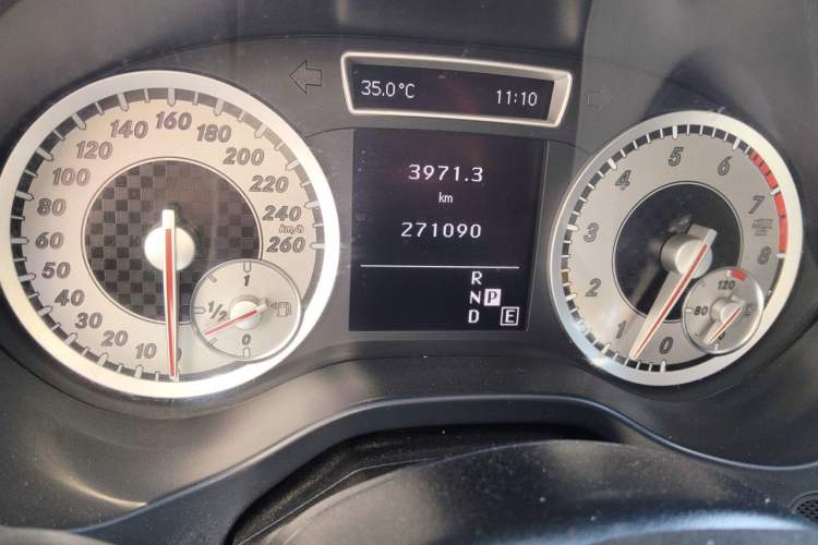 Used Mercedes-Benz A-Class 2013 A 200 Urban Edition Odometer Close Up
