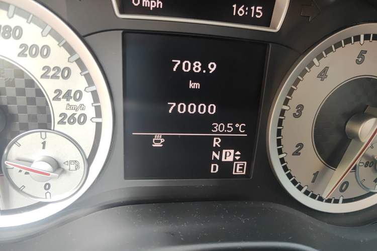 Used Mercedes-Benz A-Class 2013 A 200 Urban Edition Odometer Close Up