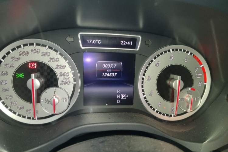 Used Mercedes-Benz A-Class 2013 A 200 Urban Edition Odometer Close Up