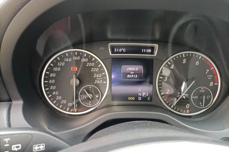 Used Mercedes-Benz A-Class 2013 A 180 Fashion Model Odometer Close Up