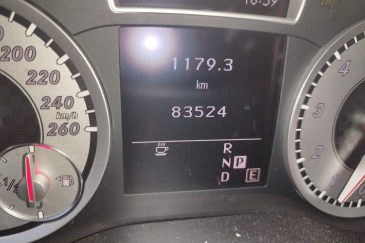Used Mercedes-Benz A-Class 2013 A 200 Urban Edition Odometer Close Up