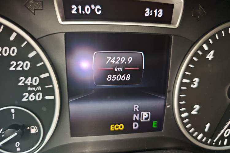 Used Mercedes-Benz A-Class 2013 A 180 Fashion Model Odometer Close Up