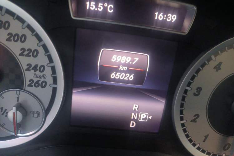Used Mercedes-Benz A-Class 2013 A 200 Urban Edition Odometer Close Up