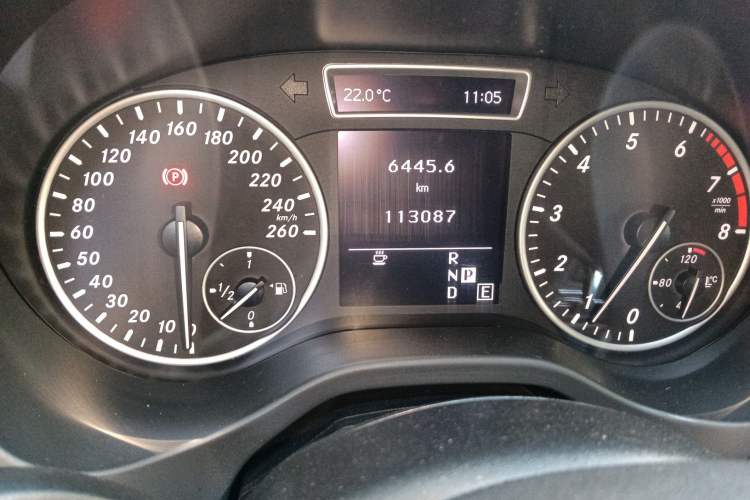 Used Mercedes-Benz A-Class 2013 A 180 Fashion Model Odometer Close Up