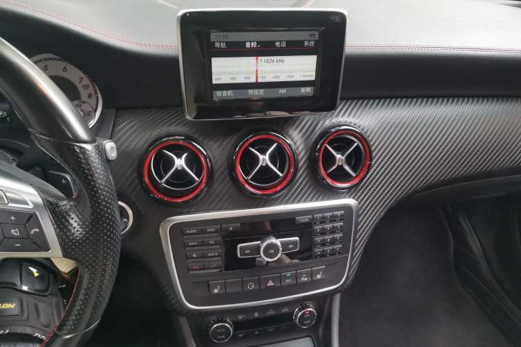 Used Mercedes-Benz A-Class 2013 A 260 Sport model Audio And AC Panel