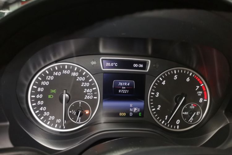 Used Mercedes-Benz A-Class 2013 A 180 Fashion Model Odometer Close Up