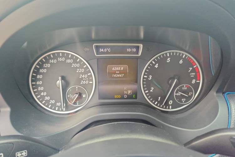 Used Mercedes-Benz A-Class 2013 A 180 Fashion Model Odometer Close Up
