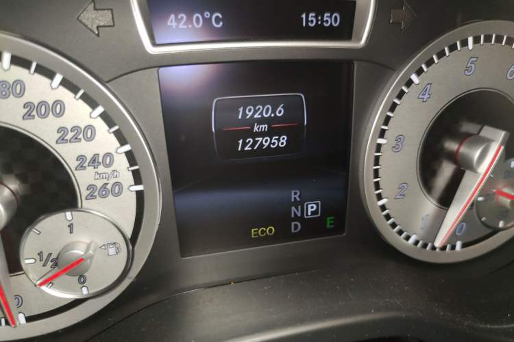 Used Mercedes-Benz A-Class 2013 A 200 Urban Edition Odometer Close Up