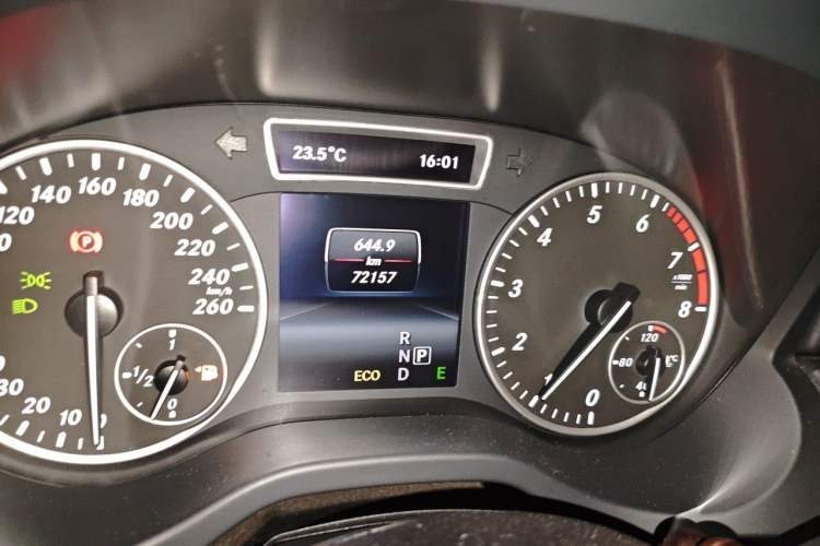 Used Mercedes-Benz A-Class 2013 A 180 Fashion Model Odometer Close Up