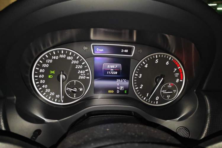 Used Mercedes-Benz A-Class 2013 A 180 Fashion Model Odometer Close Up
