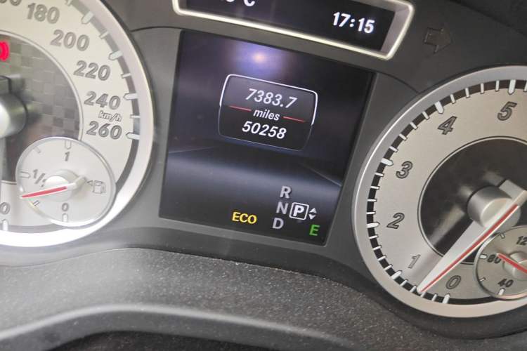 Used Mercedes-Benz A-Class 2013 A 200 Urban Edition Odometer Close Up