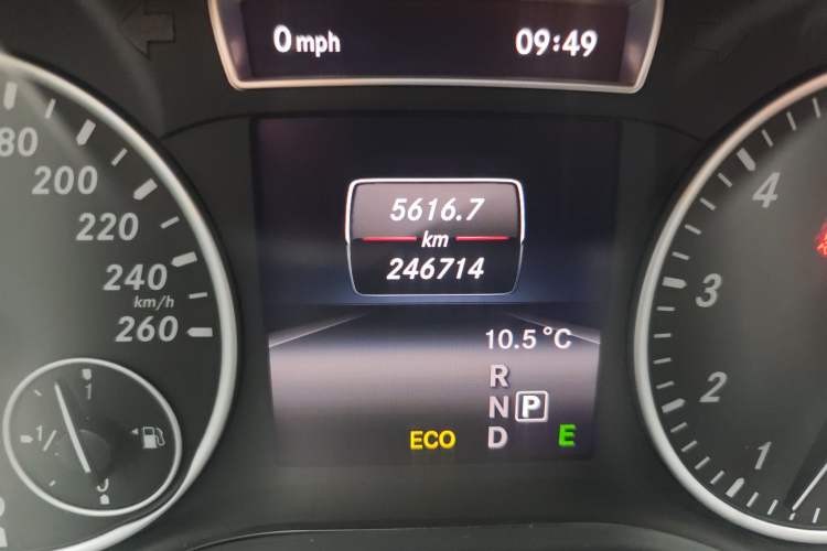Used Mercedes-Benz A-Class 2013 A 180 Fashion Model Odometer Close Up