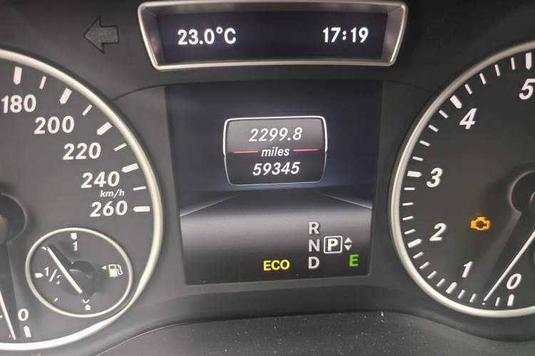 Used Mercedes-Benz A-Class 2013 A 180 Fashion Model Odometer Close Up