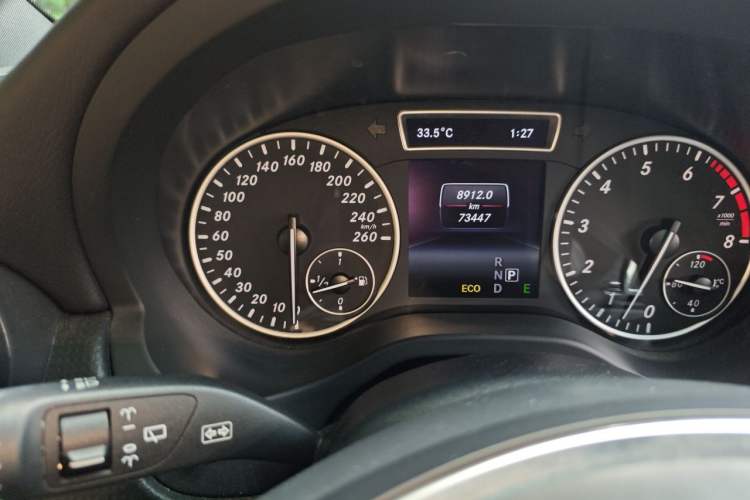 Used Mercedes-Benz A-Class 2013 A 180 Fashion Model Odometer Close Up
