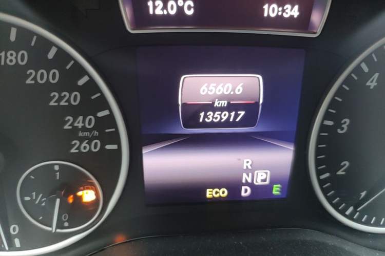 Used Mercedes-Benz A-Class 2013 A 180 Fashion Model Odometer Close Up