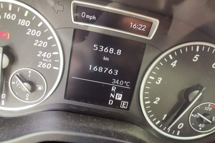 Used Mercedes-Benz A-Class 2013 A 180 Fashion Model Odometer Close Up